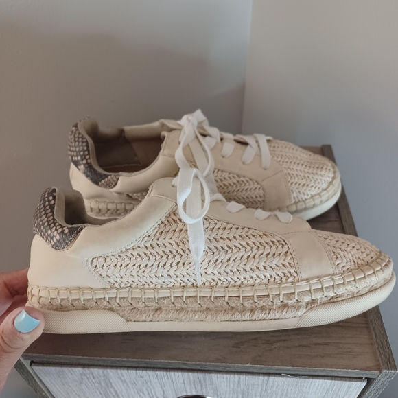 Universal Thread Espadrille Trim Woven Sneakers Sz 8 - Picture 1 of 6
